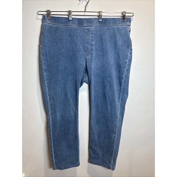 Soft Surroundings Pull On Elastic Waist Jeans Women's Size 1X (READ DESCRIPTION) - Picture 1 of 12